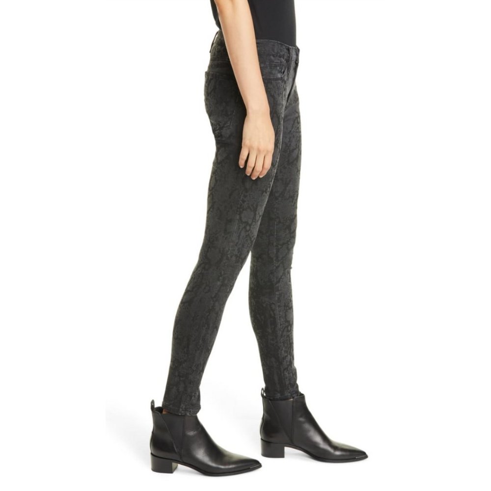 Frame Denim Python Print Skinny Jeans - Picture 2 of 9